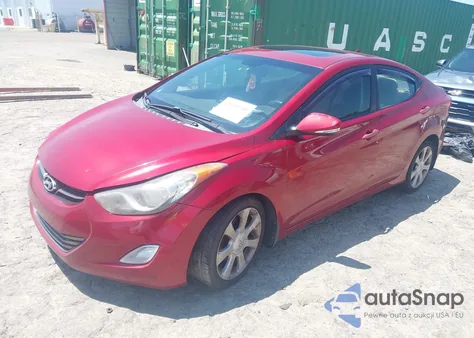 2012 Hyundai Elantra Limited (Ulsan Plant) z USA, uszkodzony, nr VIN KMHDH4AEXCU325419
